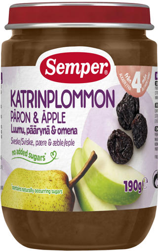 Katrinplommon & Päron 4 Mån