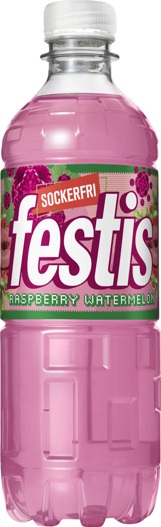 Festis Hallon Vattenmelon Sockerfri PET