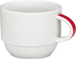 Donna Senior Kaffekopp Röd 18cl