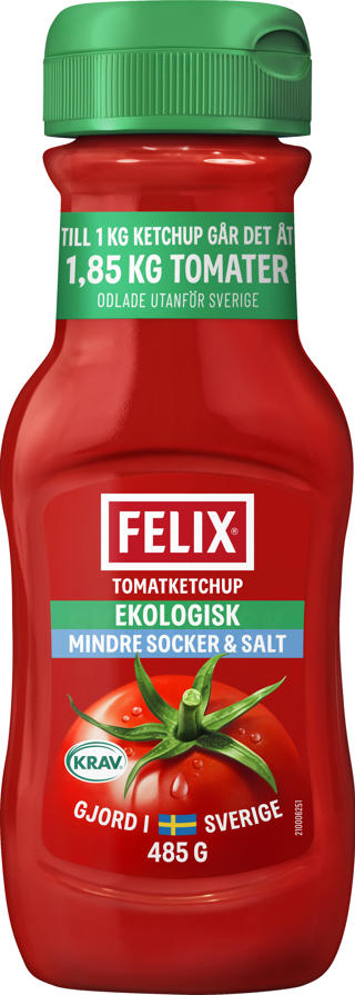 Ketchup Mindre socker - Mindre salt EKO KRAV