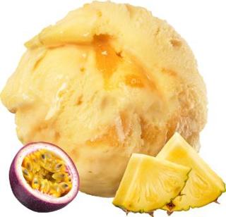 Ananas & Passionsfruktssorbet