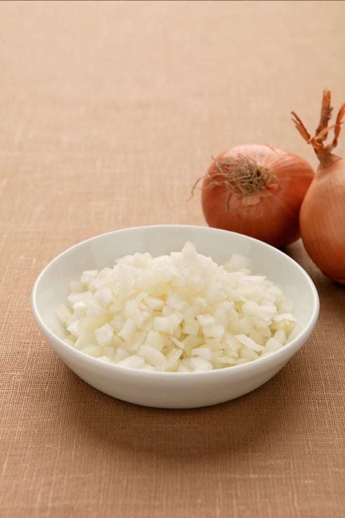 Gul Lök Tärnad 6x6 mm