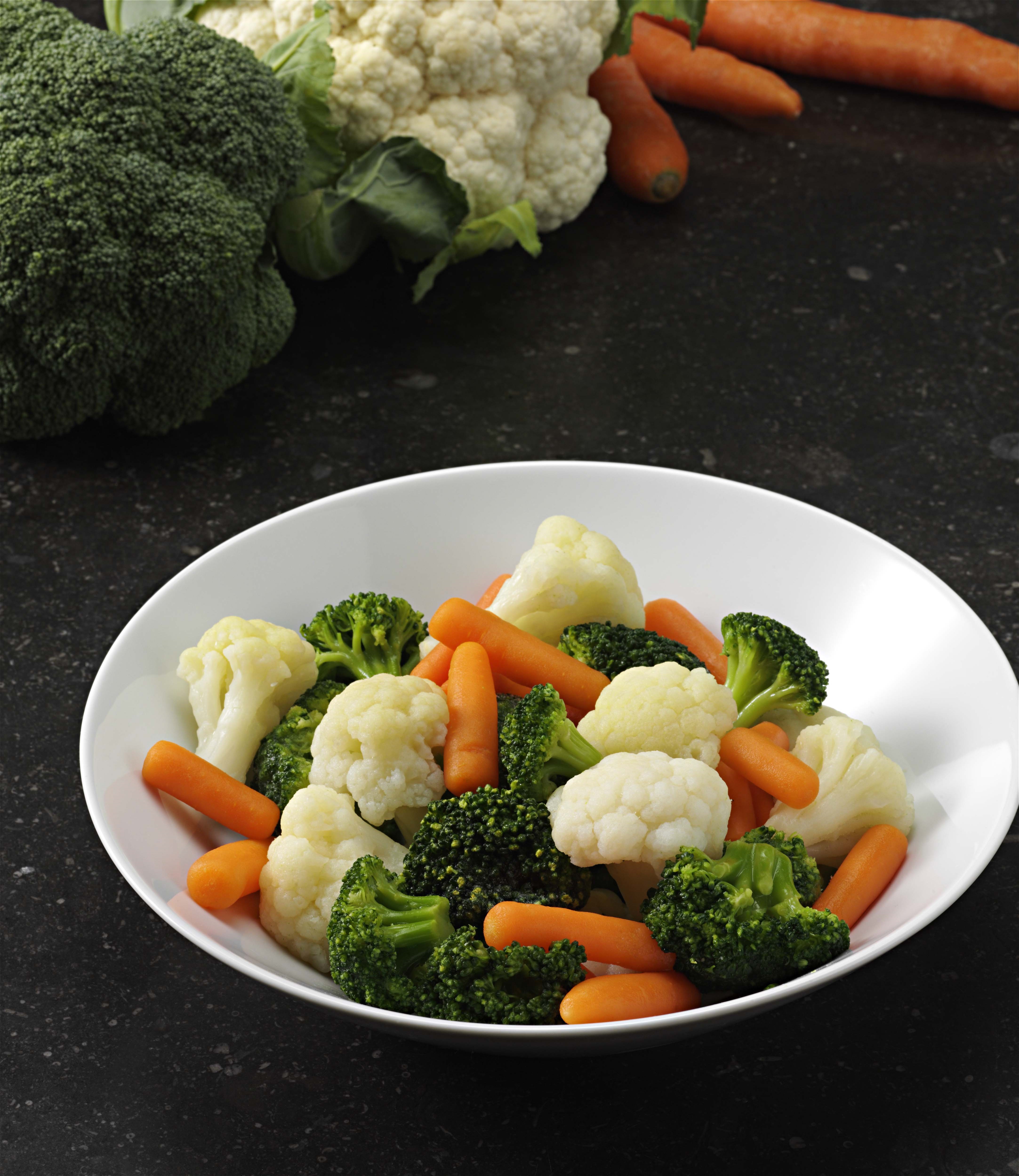 Bukettgrönsaker Blancherade