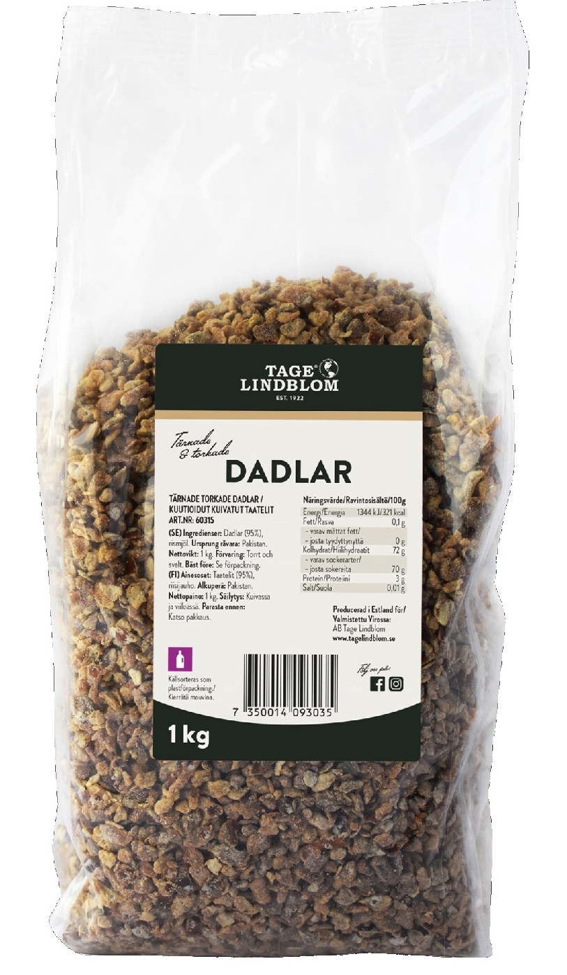 Dadlar Torkade Tärnade