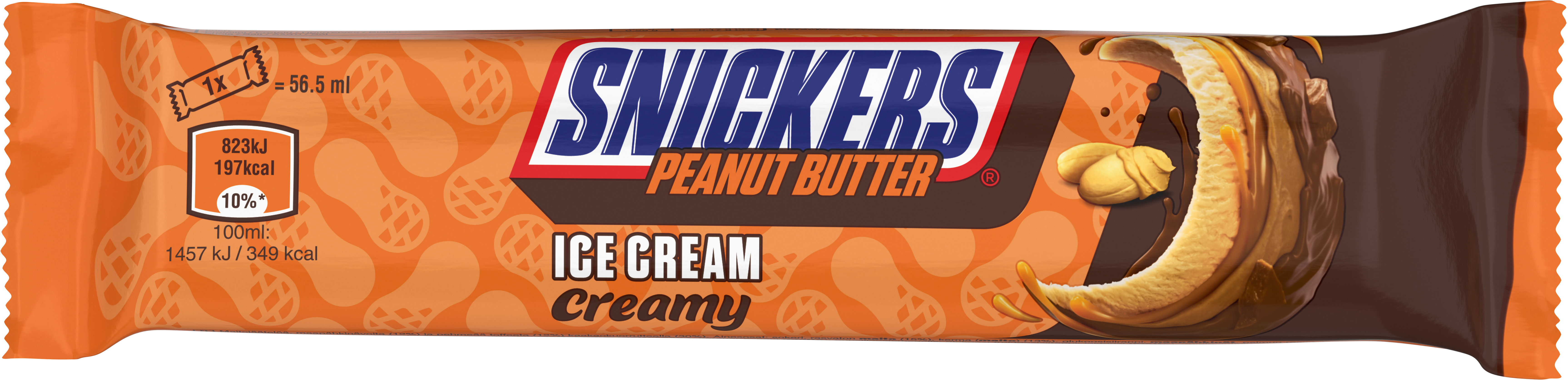 Glassbar Snickers Jordnötskräm