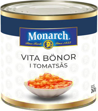 Vita Bönor i Tomatsås