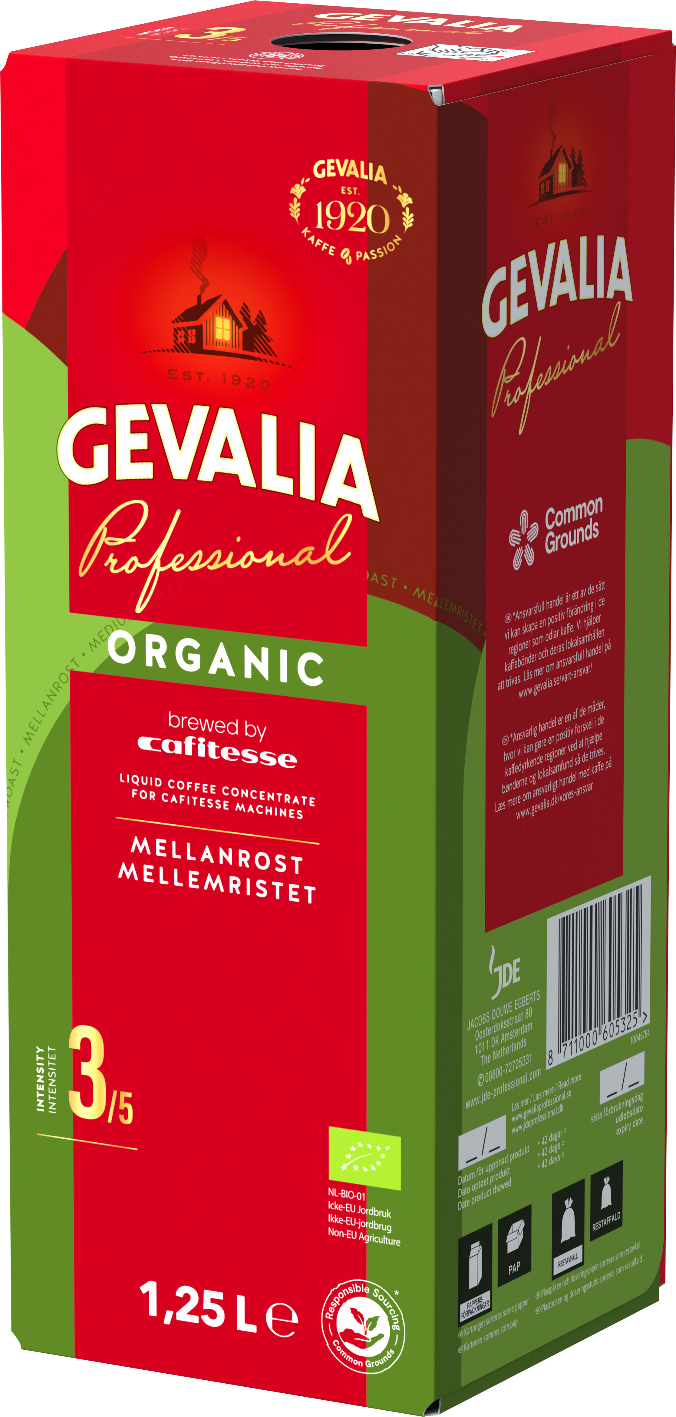 Kaffe Mellanrost för Cafitesse EKO KRAV RA