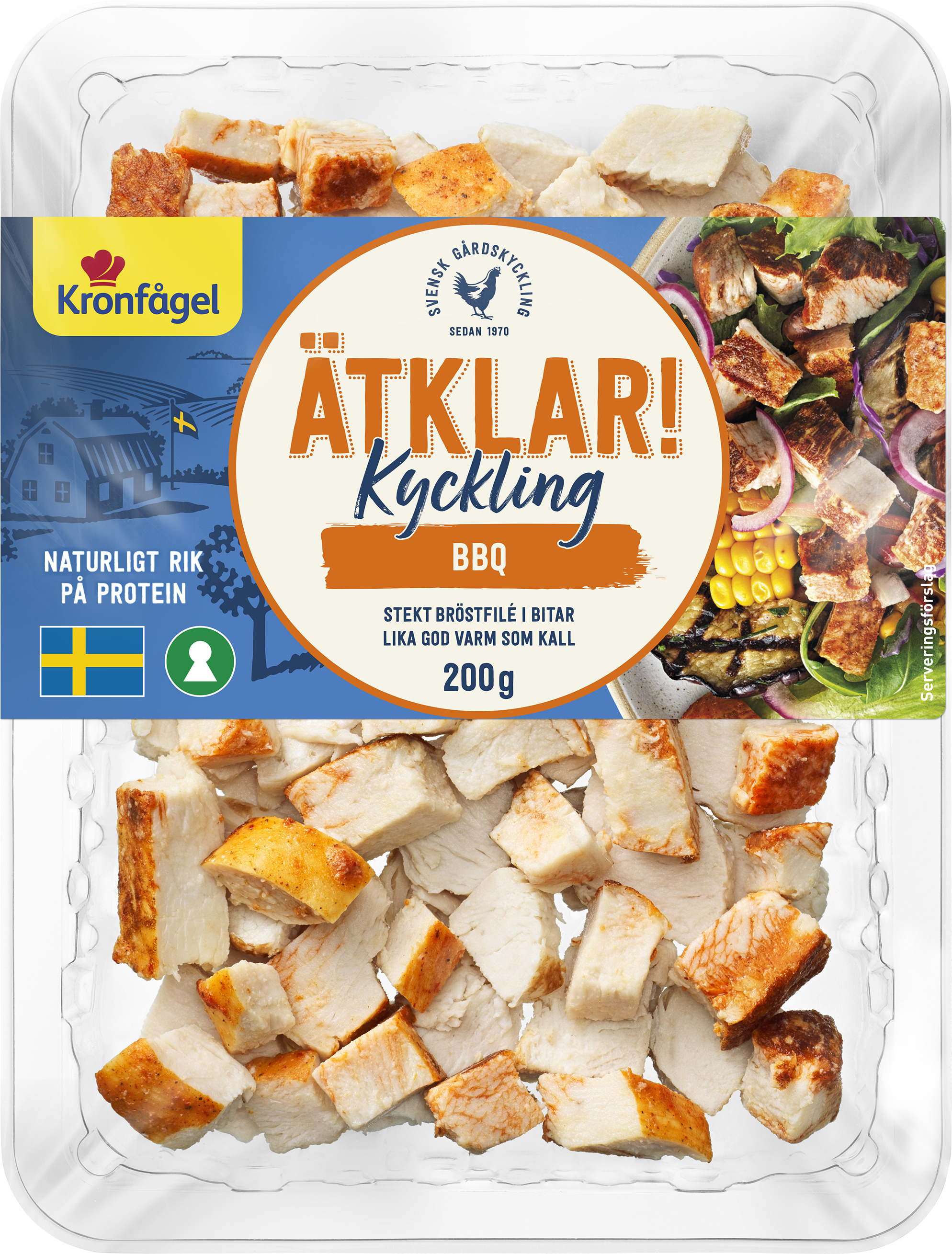 Kyckling BBQ i Bitar Ätklar