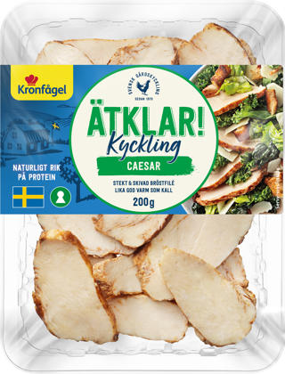 Kyckling Caesar Skivad Ätklar