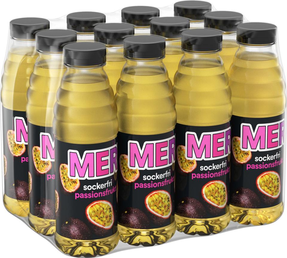 MER Passionsfrukt Sockerfri PET