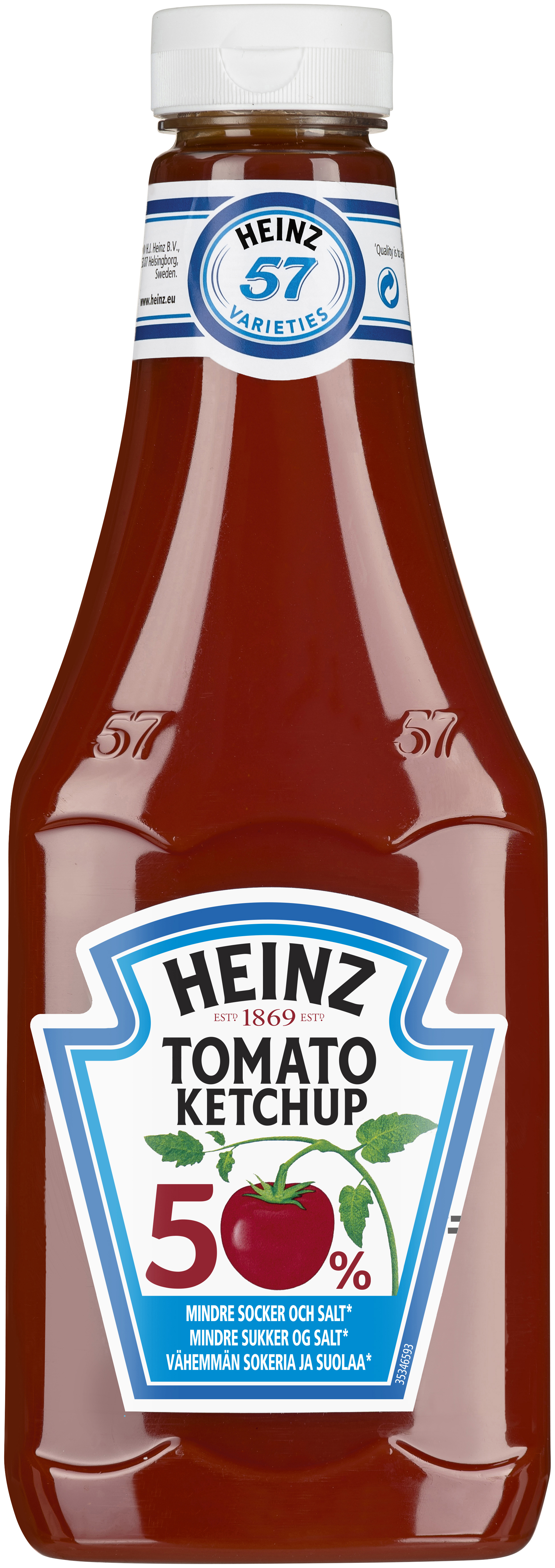 Tomatketchup 50% mindre Socker och Salt