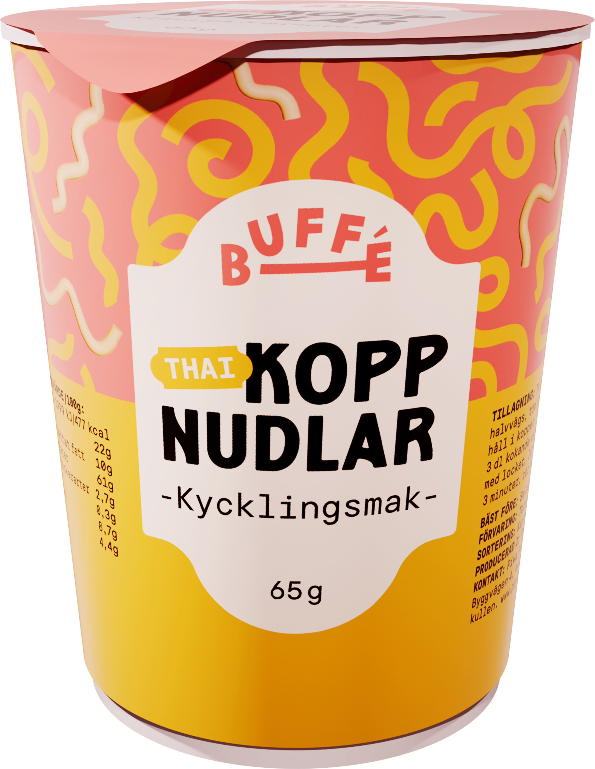 Koppnudlar Kyckling
