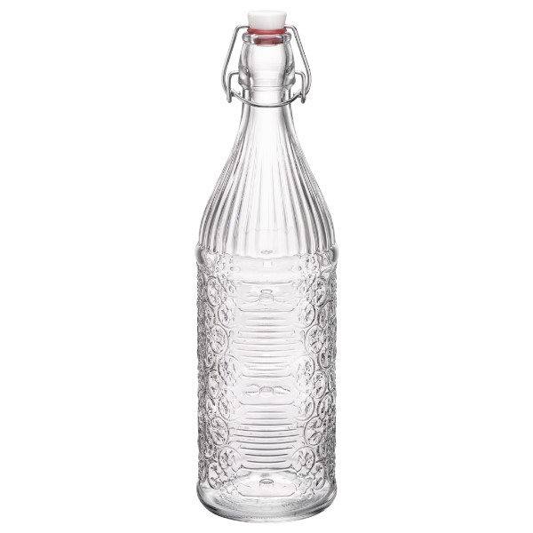 Italian Hertitage Glasflaska med Bygelkork 1L