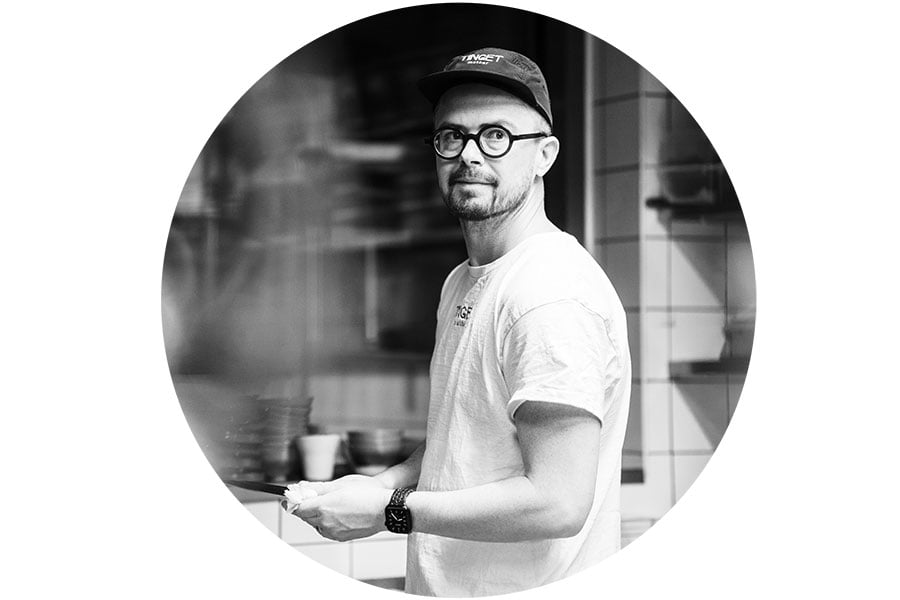 David Engman, ägare Tinget Matbar i Örebro. Kund hos Menigo.