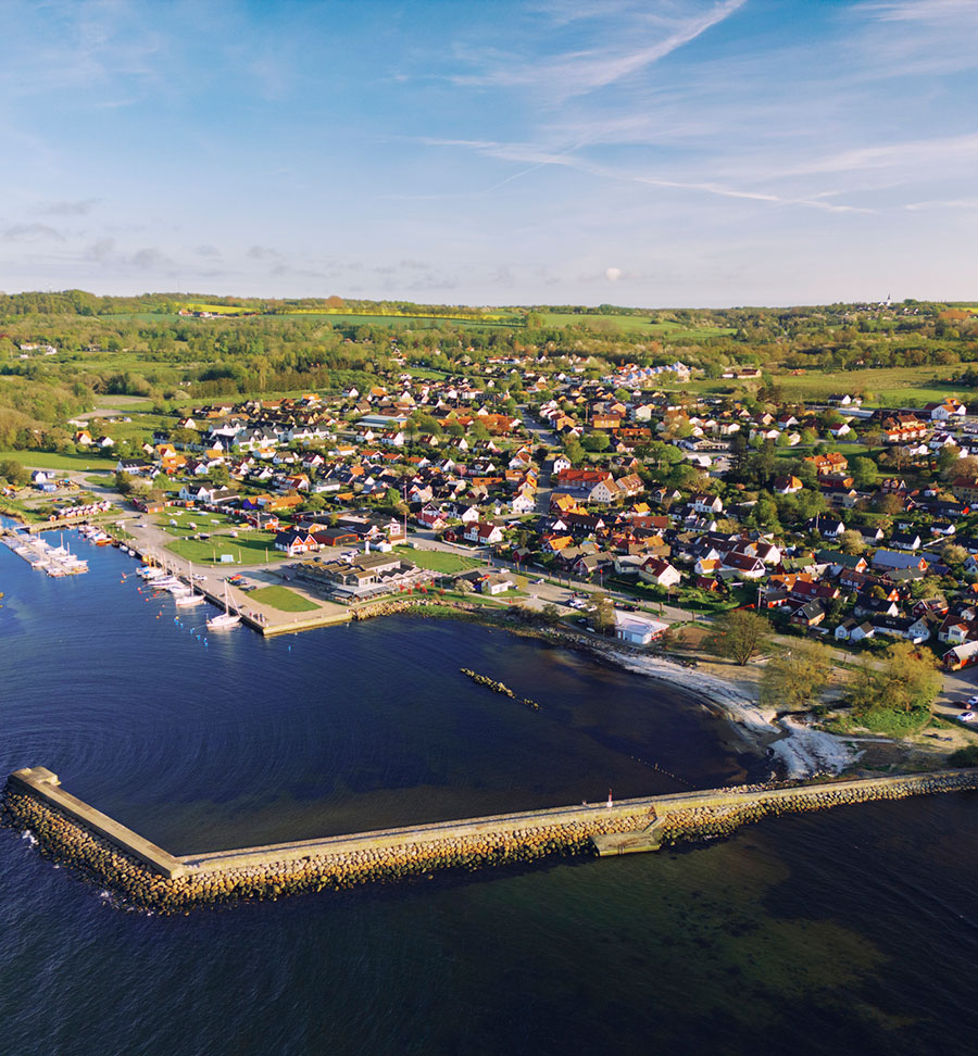 Vy över Österlen. 