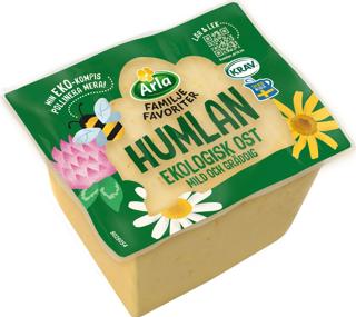 Ost mild gräddig 33% EKO KRAV Familjefavoriter Humlan