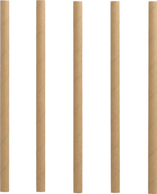 Sugrör Cocktail Papper  0,7x15cm Natur