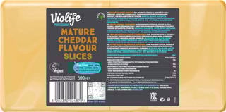 Mature Cheddar Flavour Skivor 23% Vegan