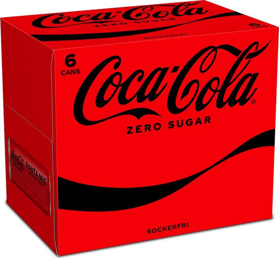 Coca-Cola zero 6-p BRK