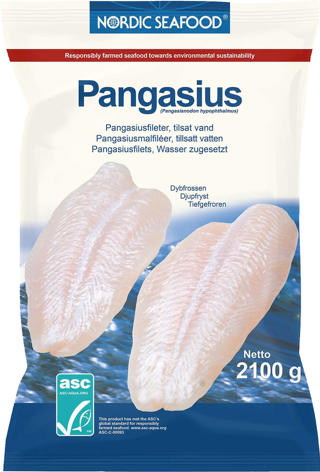 Pangasiusfilé utan Skinn ASC