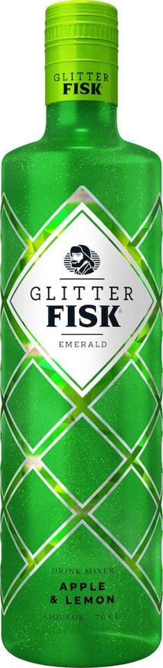 Likör Glitter Fisk Emerald