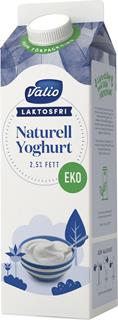 Yoghurt naturell 2,5% EKO Laktosfri
