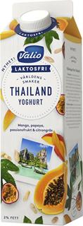 Yoghurt Världens smaker Thailand Papaya, Mango
passionsfrukt 2% Laktosfri