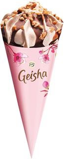 Glasstrut Geisha choklad nougat