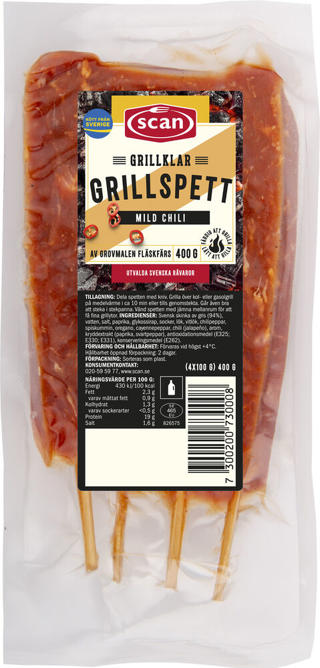 Grillspett Mild Chili