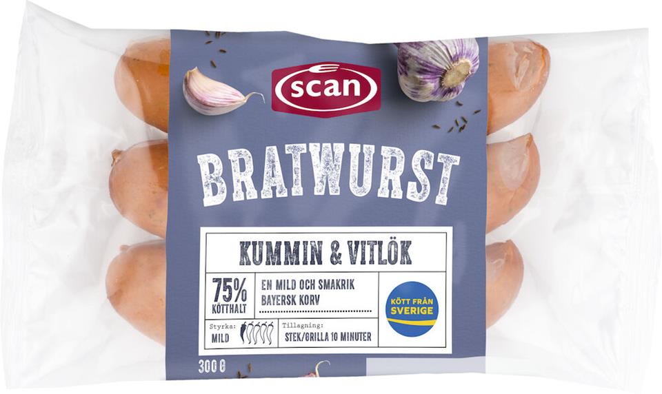 Bratwurst 300g x 8