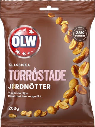 Jordnötter Torrostade
