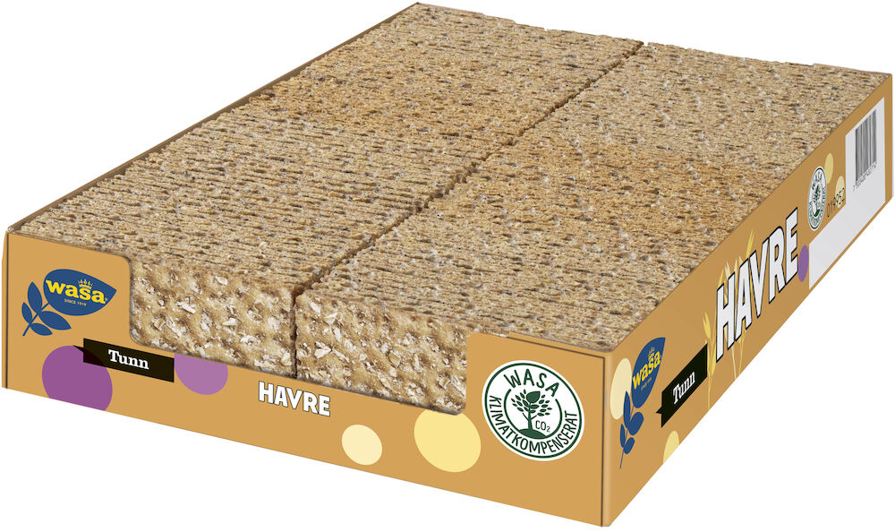 Tunn Havre Knäckebröd