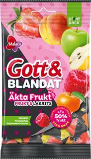 Gott & Blandat frukt och lakrits