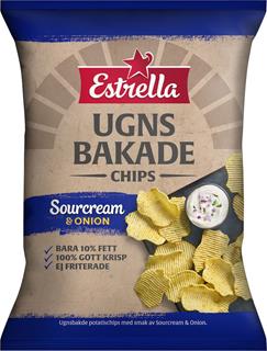 Chips Sourcream & Onion Ugnsbakade