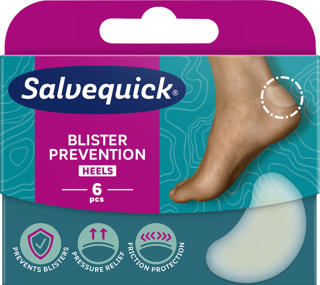 Plåster mot skavsår häl 6-pack 
Blister Prevention Heels