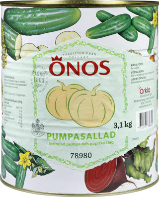 Pumpasallad Strimlad