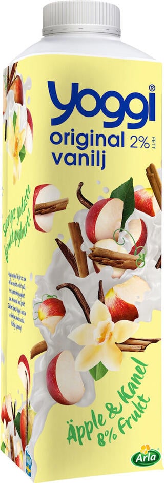 Yoggi Äpple Vanilj Kanel & 2%