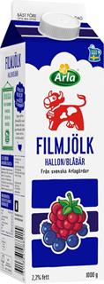 Filmjölk Blåbär Hallon 2,7%