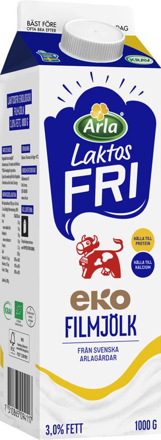 Filmjölk 3% Laktosfri EKO KRAV