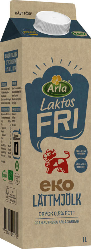 Lättmjölkdryck dryck 0,5% Laktosfri KRAV