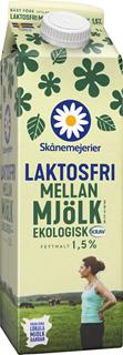 Laktosfri Mellanmjölkdryck 1,5% KRAV