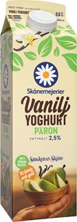 Yoghurt vanilj & päron 2,5%