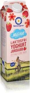 Laktosfri Yoghurt Jordgubb 2,5%