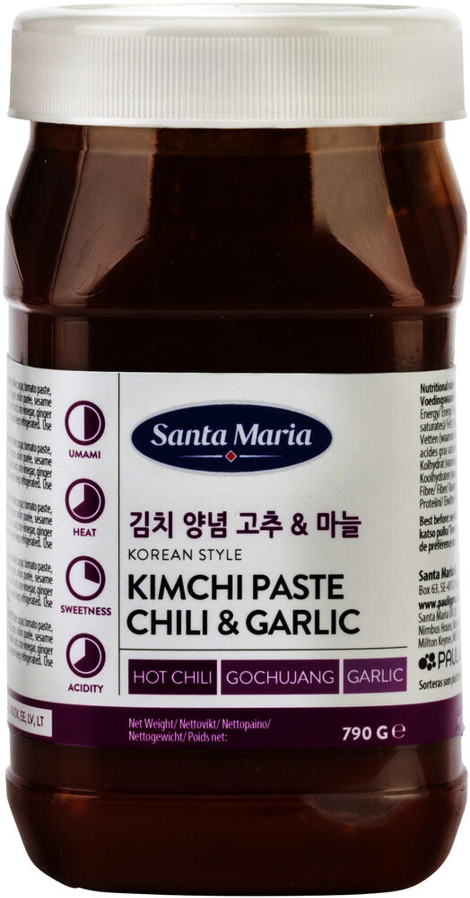 Korean Style Kimchi Paste Chili & Garlic