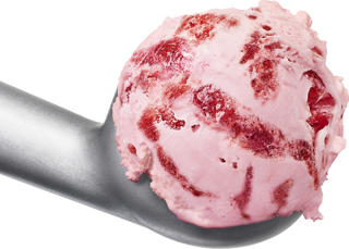 Gräddglass Jordgubb