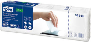 Dispenserservett N4 universal 1/4-vikt 1-lag
21,3x33cm vit