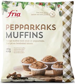 Muffins Pepparkaka GF