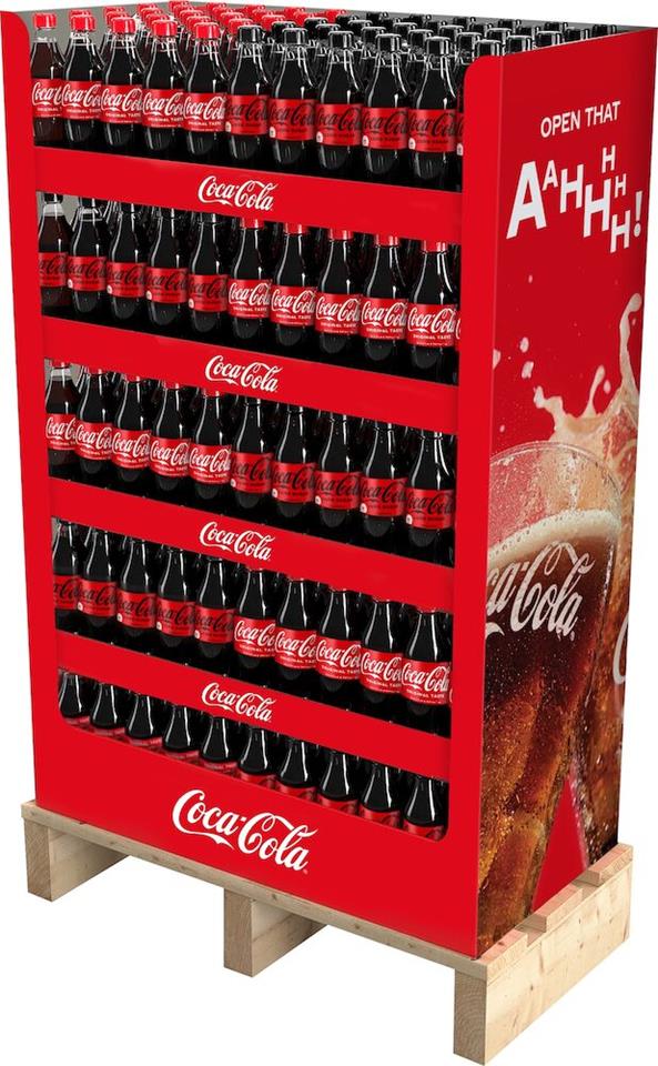 Coca-Cola / Coca-Cola zero 1/3 pall 50cl PET