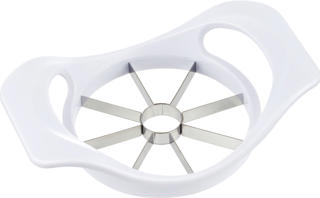 Äppeldelare plast rostfria blad 18,5x12x4,5cm