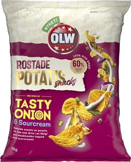 Rostade Potatissnacks Tasty Onion & Sourcream